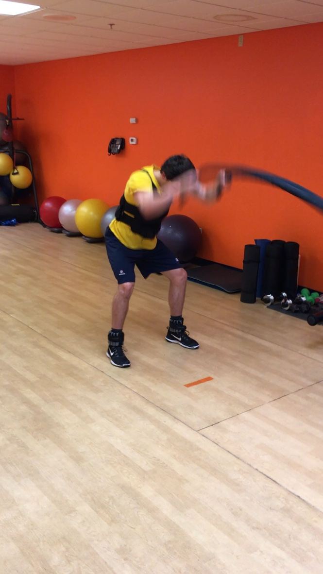 Dane LeClair rope challenge — functional conditioning at RSF